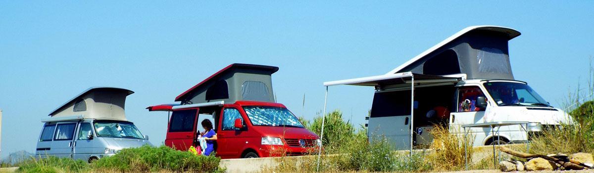 The versatile Campervan - fits into a parking space ...expands upwards