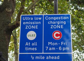 London Congestion Zone and ULEZ charge