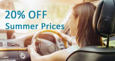 Save 20% on Vehicle Hire this Summer